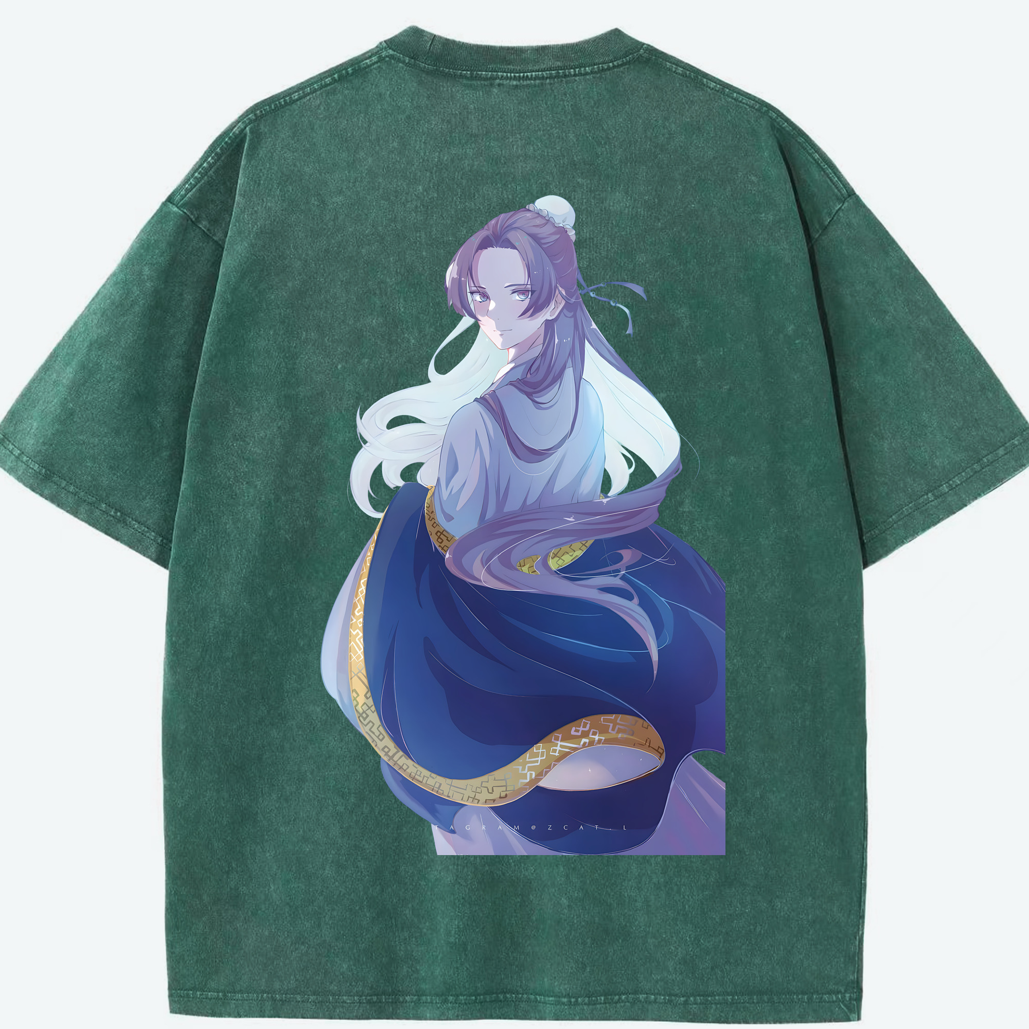 （画像用） 薬屋のひとりごと The Apothecary Diaries 綿100% ヴィンテージ風 半袖Tシャツ（背面プリント）